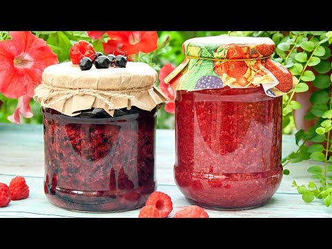 Видео: Свежая малина и смородина на зиму, рецепт без варки!