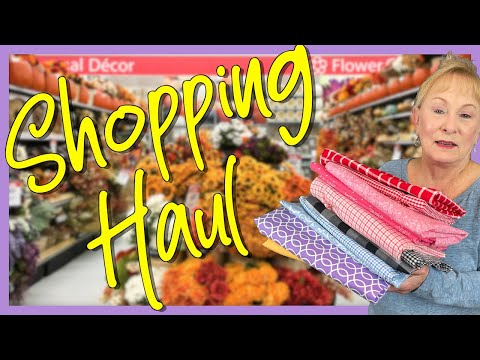 Видео: Осенняя коллекция тканей 2025 | Walmart, Michaels, магазины стеганых одеял и многое другое | The ...
