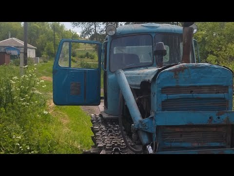 Видео: ДТ-75, как круто со стартером😎, помощь дяде трактором. не большой обзорчик