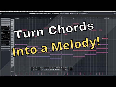 Видео: Мелодия для композиторов (часть 5): превращаем аккорды в мелодию