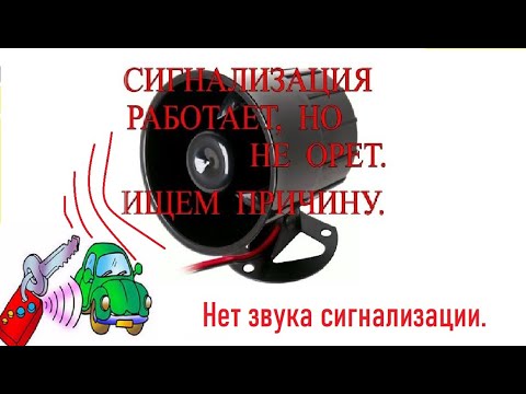 Видео: Нет звука сигнализации при нажатии на брелок. Сигнализация работает, но не орет. Ищем причину