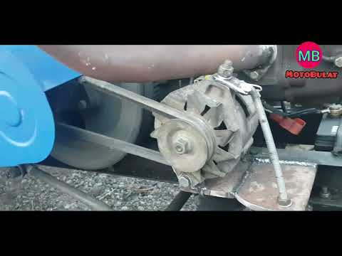 Видео: Мототрактор Forte на римонті, та установка генератора ваз 2107.