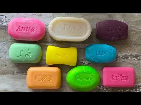 Видео: ASMR Soap cutting | Soap Carving|Резка мыла  | ASMR