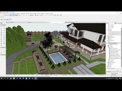 Видео: Планировка участка в Archicad