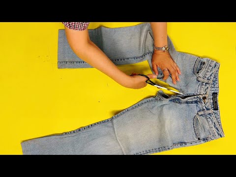 Видео: Почему нельзя выбрасывать джинсы, которые нельзя носить / Вы будете удивлены