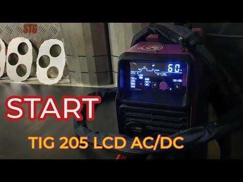 Видео: СВАРОЧНЫЙ АППАРАТ START modelTIG 205 LCD AC/DC PULSE