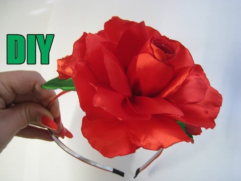 Видео: Роза Канзаши МК.DIY