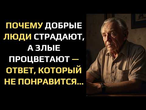 Видео: ПОЧЕМУ ДОБРЫЕ ЛЮДИ СТРАДАЮТ, А ЗЛЫЕ ПРОЦВЕТАЮТ — ОТВЕТ, КОТОРЫЙ НЕ ПОНРАВИТСЯ