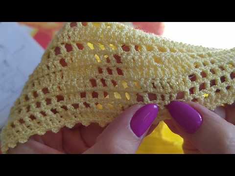 Видео: Подробное описание кроп-топ "Жаркое лето". Как вывязывать пройму крючком.