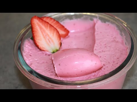 Видео: Фруктова намелака / Клубничеая намелака / Нежный фруктовый крем / Клубнично-сливочный крем