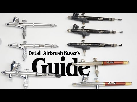 Видео: Хотите приобрести аэрограф для детальной прорисовки? Посмотрите это в первую очередь.