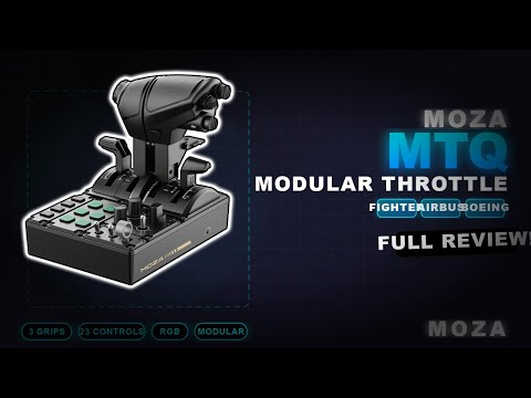 Видео: Обзор ручки газа MOZA MTQ: рукоятки истребителей, Airbus и Boeing — ИДЕАЛЬНАЯ модульная ручка газ...