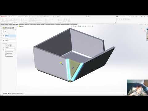 Видео: Работа с листовым металлом в SolidWorks (часть 1)