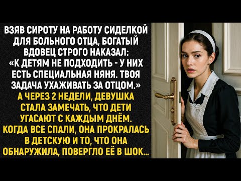 Видео: Взяв сироту на работу сиделкой для больного отца, богатый вдовец строго наказал: "К детям не смей...