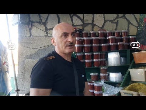 Видео: Абхазия. Гагра. Центральный рынок. Лучший продавец специи.