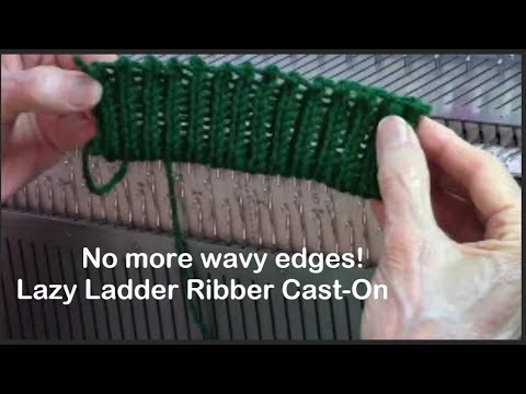 Видео: Набор петель «ленивая лесенка» для машинного вязания от Дианы Салливан