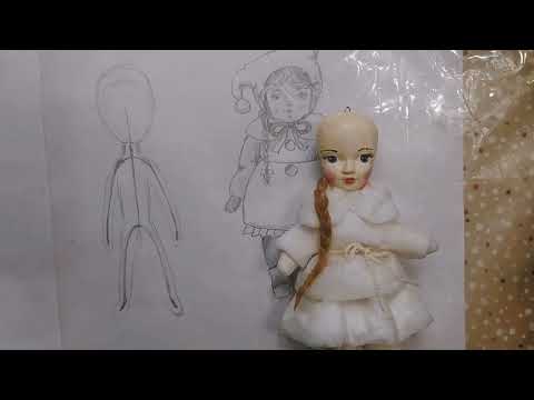 Видео: Мастер-класс "Ватная игрушка на ёлку"