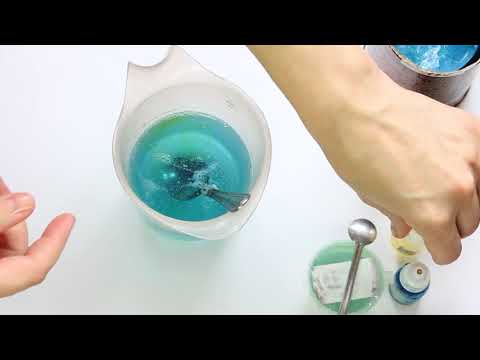 Видео: Мыло ручной работы - Голубое сияние