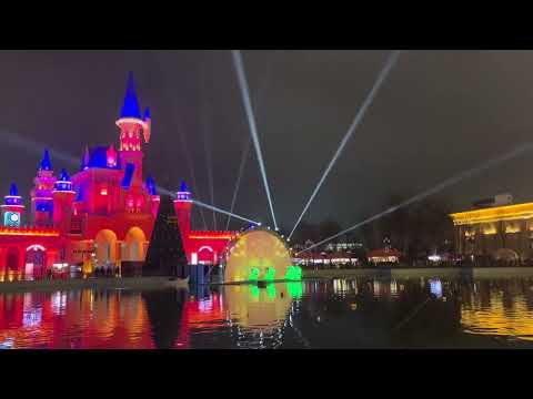 Видео: Magic City. Новогоднее представление на воде. 1 января 2025 года. Ташкент. Узбекистан.