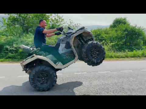 Видео: Фанагорийское ущелье, CF Moto, BRP, Большой Каверзинский Водопад ( Клип )