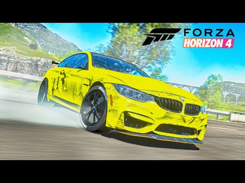 Видео: ВЫЛЕТЕЛ С МОСТА НА BMW M4 GTS! FORZA HORIZON 4 БИТВА ТЮНИНГА