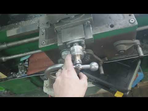 Видео: токарный 1615  как устранить люфт поперечной подачи