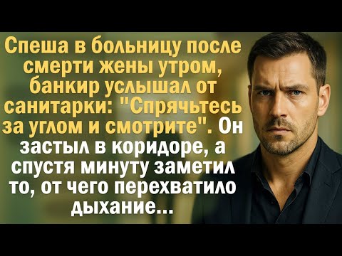 Видео: Спеша в больницу после смерти жены утром. Банкир услышал от санитарки: "Спрячьтесь за углом...
