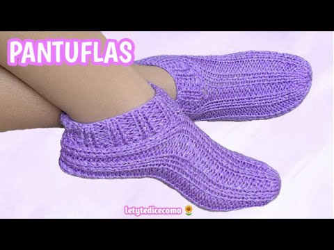 Видео: ✨️ПРЯМЫЕ ТАПОЧКИ С ДВУМЯ СПИЦАМИ✨️