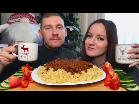 Видео: МУКБАНГ ПАСТА БОЛОНЬЕЗЕ с фаршем и сыром ответы на вопросы MUKBANG PASTA BOLOGNESE