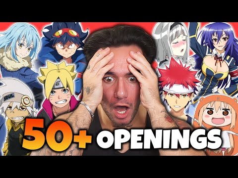 Видео: Рэпер впервые отреагировал на более чем 50 опенингов аниме!!