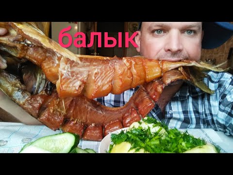 Видео: МУКБАНГ БАЛЫК судак и Белый Амур / MUKBANG BALYK pike perch and White Cupid