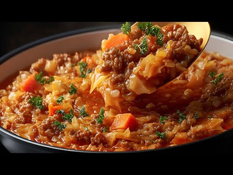 Видео: 🥬 Капуста и мясо – идеальное сочетание! Этот старый немецкий рецепт точно всех покорит!