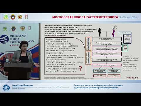 Видео: Вовк Е. И. Бывает, что новое ‒ это забытое старое? Связь времен в диагностике и лечении гастрита
