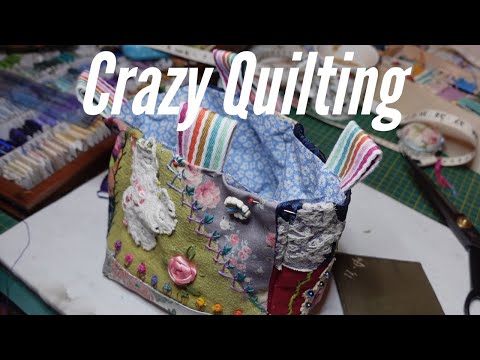 Видео: Рисовый мешок Crazy Quilt. Японский рисовый мешок, сшитый в стиле Crazy Quilt.