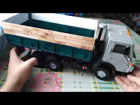 Видео: Самодельная модель камаза.