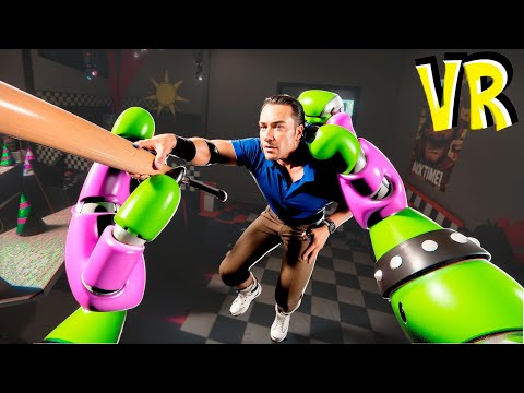 Видео: VR АНИМАТРОНИКИ ПУГАЮТ ОХРАННИКА В БОНЕЛАБ FNAF COOP BONELAB MOD Я АНИМАТРОНИК