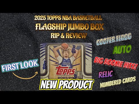Видео: 🚨ОГРОМНЫЕ ХИТЫ🚨 ФЛАГМАНСКАЯ БАСКЕТБОЛЬНАЯ КОРОБКА TOPPS NBA 2025 ГОДА. Огромный хит новичка и пар...