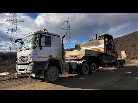 Видео: Перевозим бульдозер, Таборный - Чара 💪😄