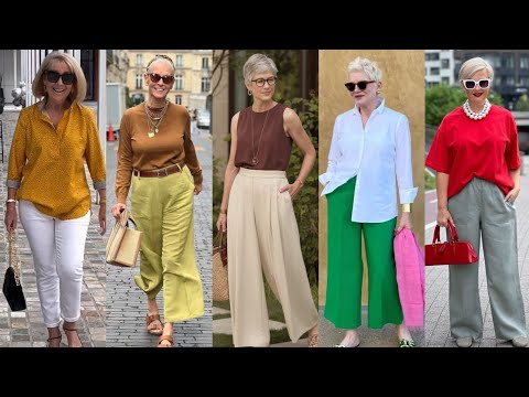 Видео: Натуральные женщины старше 50 60 70 лет | Новые тенденции моды для женщин | Весна/Лето Осень 2025