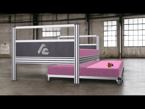 Видео: Двуспальная кровать из алюминиевого профиля, которая прослужит 300 лет