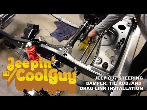 Видео: Установка рулевой тяги, наконечников рулевой тяги, рулевого демпфера и рулевого привода Jeep CJ7