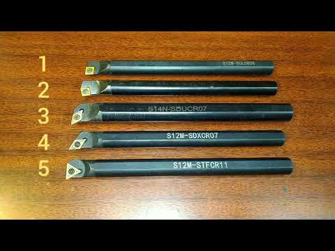 Видео: WM210V # 18 пять видов расточных резцов и их применение