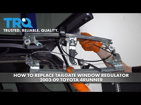 Видео: Как заменить стеклоподъемник двери багажника на Toyota 4Runner 2003–2009 годов