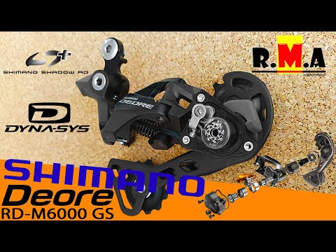 Видео: переключатель SHIMANO Deore RD M6000 GS, shadow plus (10 speed) с AliExpress