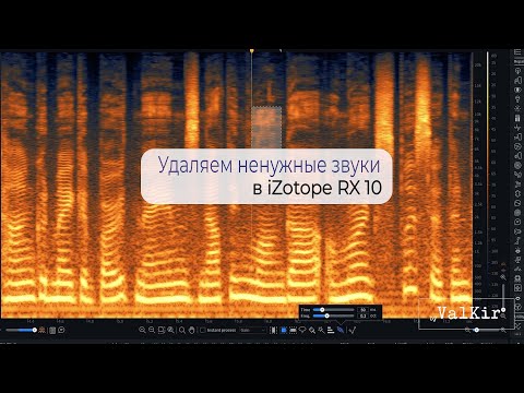 Видео: iZotope RX 10 | Удаление ненужных звуков через спектр