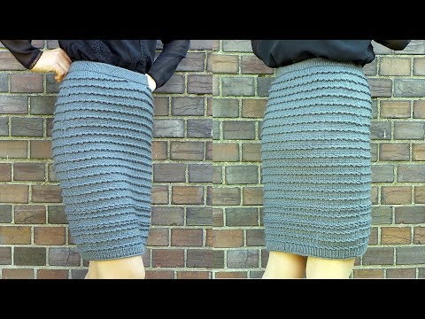 Видео: Простая вязаная юбка на LK-150