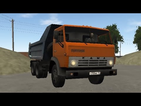 Видео: Перевозка песка на КАМАЗ 5511