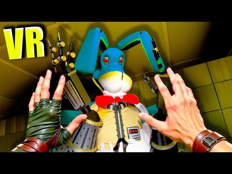 Видео: VR АНИМАТРОНИКИ ПУГАЮТ ОХРАННИКА В БОНЕЛАБ FNAF COOP BONELAB ЛУЧШЕЕ