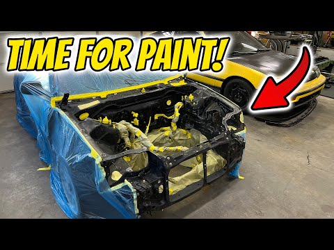 Видео: 1988 CRX Si — покраска моторного отсека