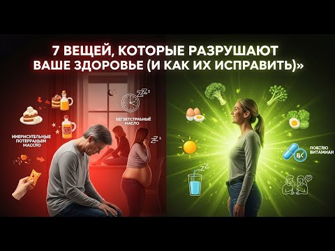 Видео: 7 вещей, которые разрушают ваше здоровье (и как их исправить).